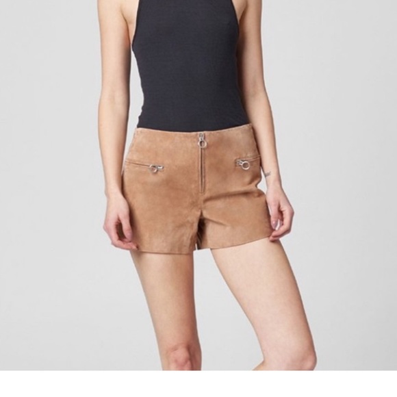 BLANKNYC Suede brown shorts size 30 - Picture 2 of 5